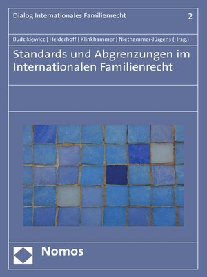 cover image of Standards und Abgrenzungen im internationalen Familienrecht